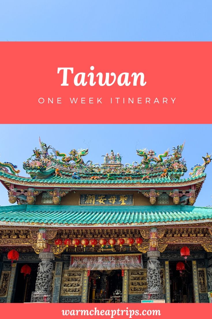Viaggio a Taiwan - itinerario di una settimana