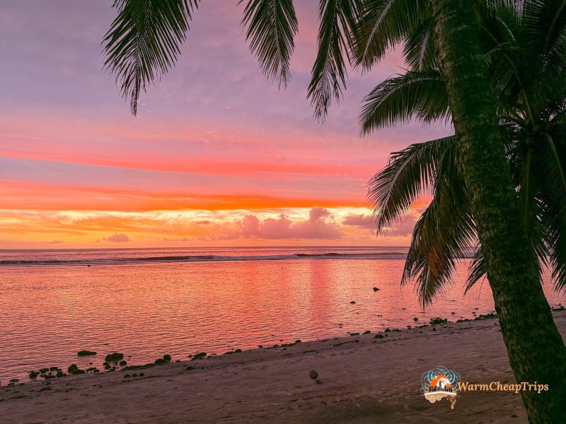 Cosa fare a Rarotonga - tramonto